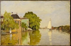 Claude Monet - Houses on the Achterzaan