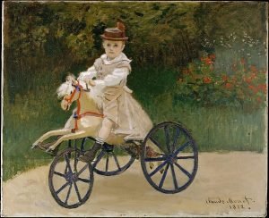 Claude Monet - Jean Monet on His Hobby Horse